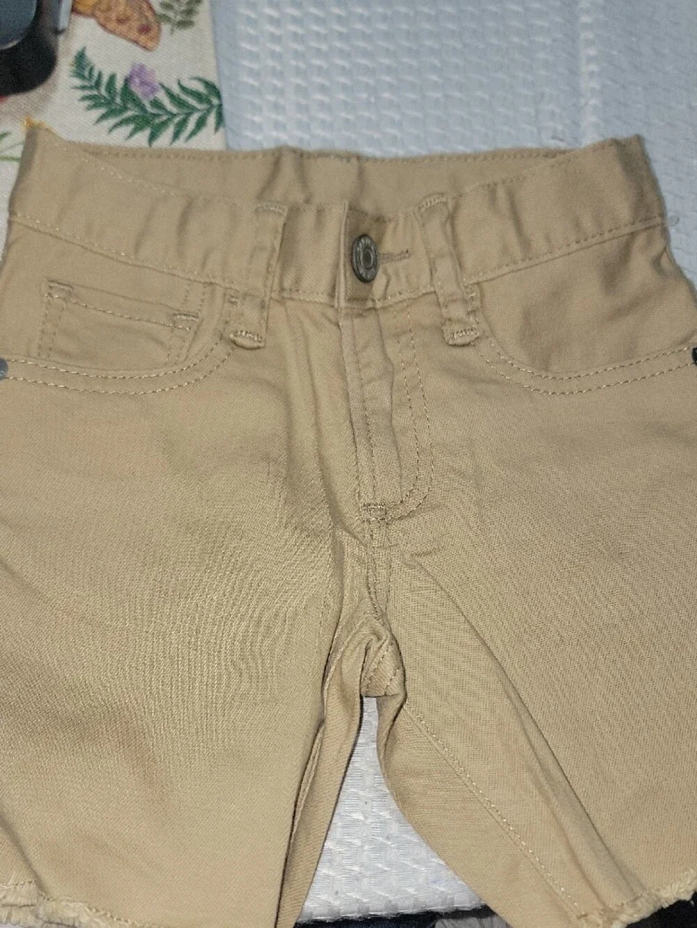 GAP Tan Khaki Denim Shorts 4yr Toddler